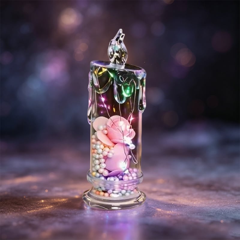 Buy 1 Get 1 Free🌹Realistic Rose Candle Lights — Battery-Powered, Smoke-Free LED Roses for Home Decor, Weddings, Parties & Gifts ✨