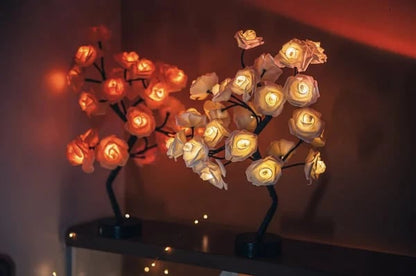 📢📢70% OFF!!⏰🌹Rose Flower Design Tree Night Light🌟