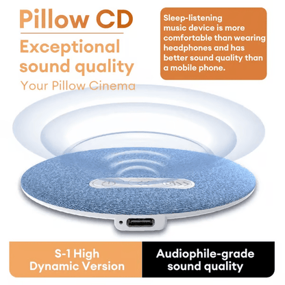 🔥S1 Ultra-Thin Bluetooth Pillow Speaker - Bone Conduction Technology