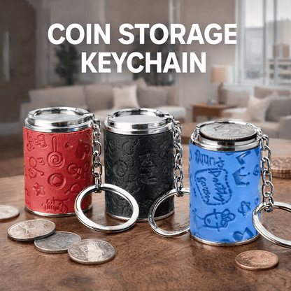 Hot Selling Mini Coin Storage Keychain 🔥