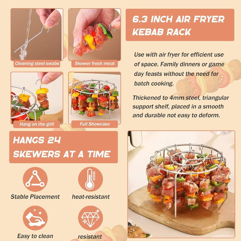 ✨Buy 1 Get 1 Free✨Air Fryer Skewer Rack