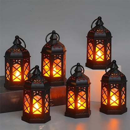 🔥Antique Style LED Chandeliers with Warm Ambient Lighting