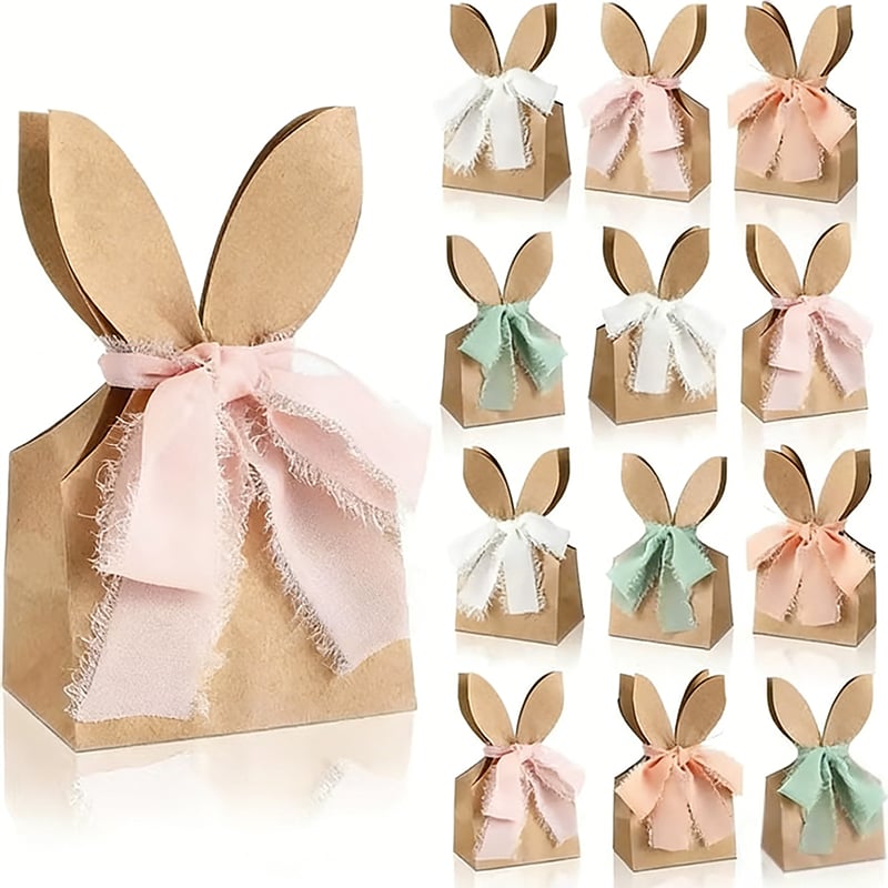 🐰Boho Bow Goodie Bags for Egg Hunts, Classroom Treats & Thoughtful Spring Surprises  🔥🔥 Buy 2, Get 10% Off