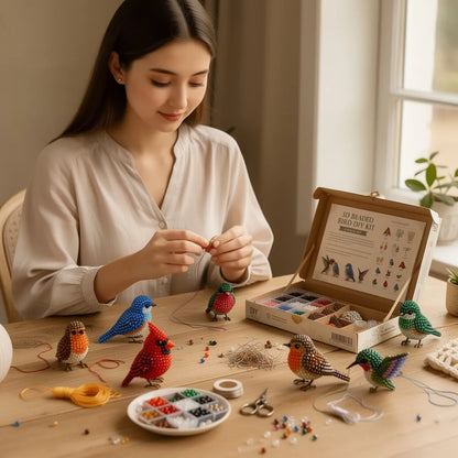 🔥🧵✨ Tiny 3D Beaded Animal DIY Kit(Unfinished Product)