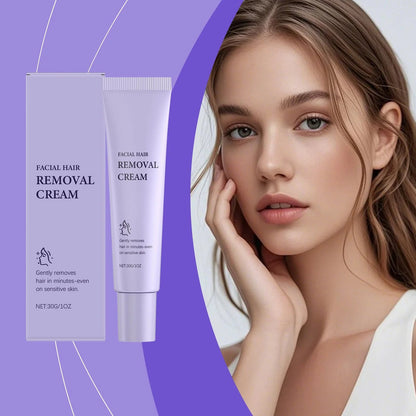 Gentle and Painless Facial Hair Removal Cream