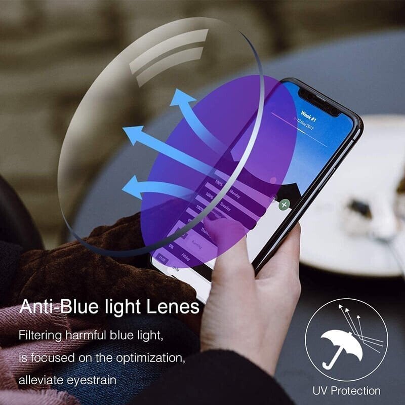 New Sapphire high hardness anti blue light  reading glasses