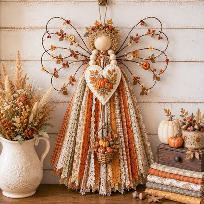 🪽 Angel Fabric Hanging DIY Kit - Stitch a Little Blessing That Stays Forever