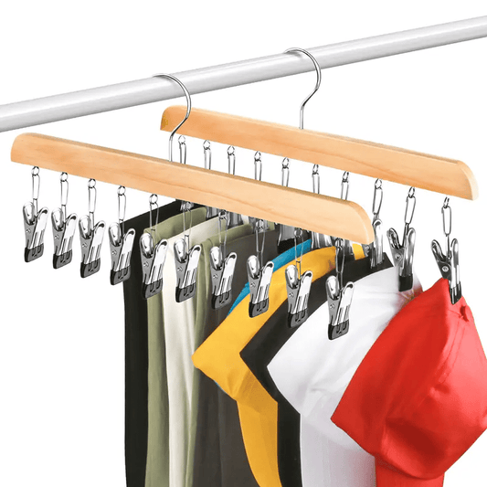🔥Closet Organizer with 10 Clips - Space Saving Hanging Closet Organizer   🔥🔥 Buy 3, Get 15% Off