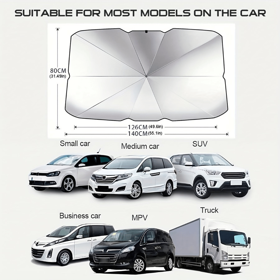 🔥2026 Foldable Anti-UV Windshield Sunshade 🥳Buy 2 Get 10% Off