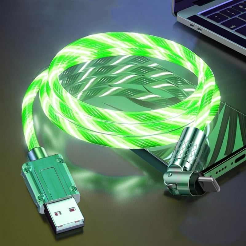 ⚡180° Rotating Streamer Data Cable
