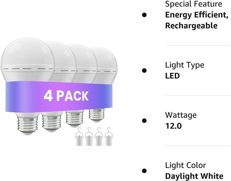 🔥Last Day 49%OFF🔥Rechargeable Emergency Light Bulbs