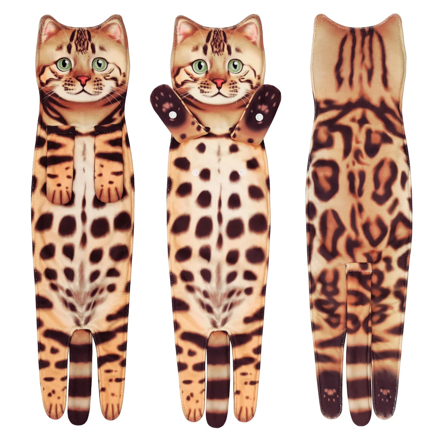 🎁 Early Christmas Sale 🎅 Funny Cat Hand Towels