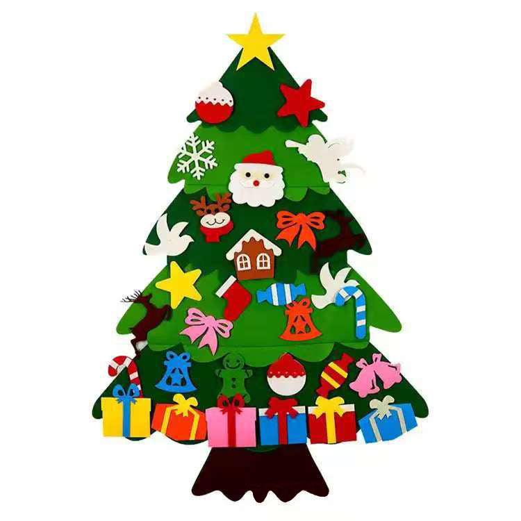 DIY Felt Christmas Tree Set