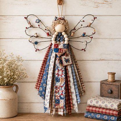 🪽 Angel Fabric Hanging DIY Kit - Stitch a Little Blessing That Stays Forever