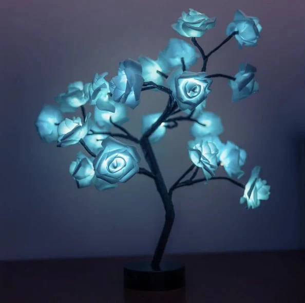 📢📢70% OFF!!⏰🌹Rose Flower Design Tree Night Light🌟