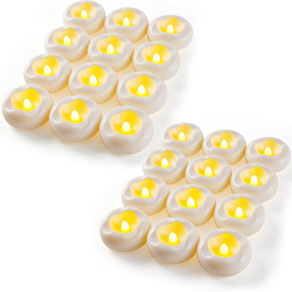 🔥HOT SALE🔥🕯️Water-Activated Flameless Floating LED Candles – Romantic Waterproof Glow for Any Occasion