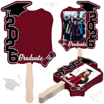 🎁Last Day Promotion 49% OFF🔥 24 Pack Class of 2026 Graduation Fans