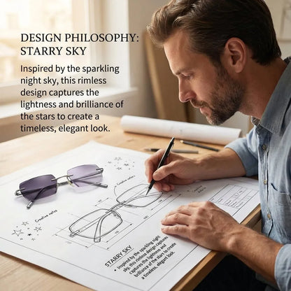 【Co-Created by Designers】Gypsophila Smart Zoom and Color-Changing Reading Glasses