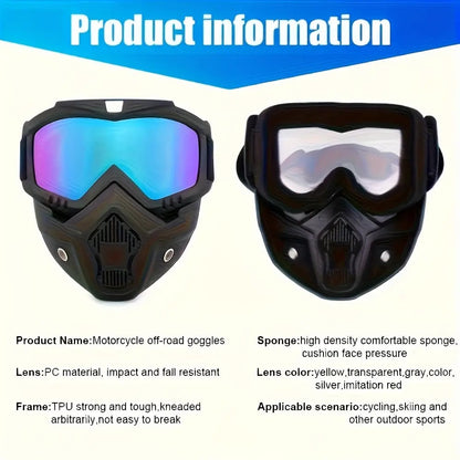 🛡️ Buy 2 Get 1 FREE – Full-Face Safety Goggles with Wide Vision Protection