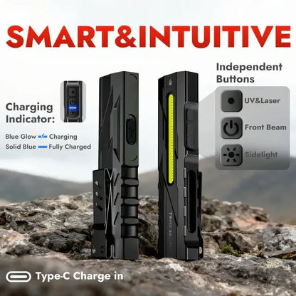 🔥T9 PRO EDC Flashlight