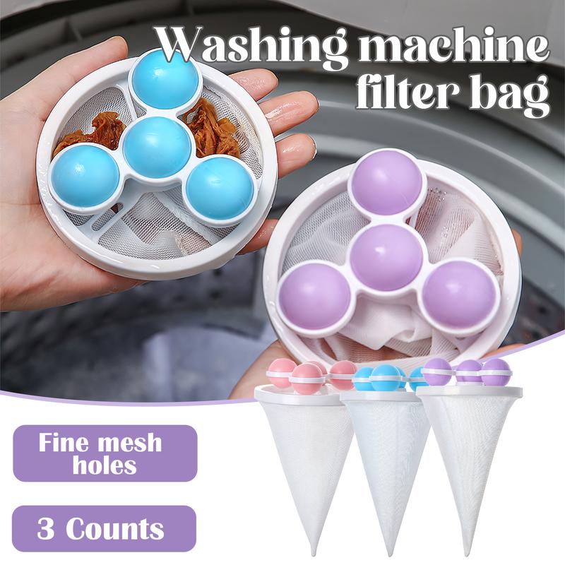 🧺 BUY 2 GET 1 FREE! 🧼Washing Machine Filter Bag