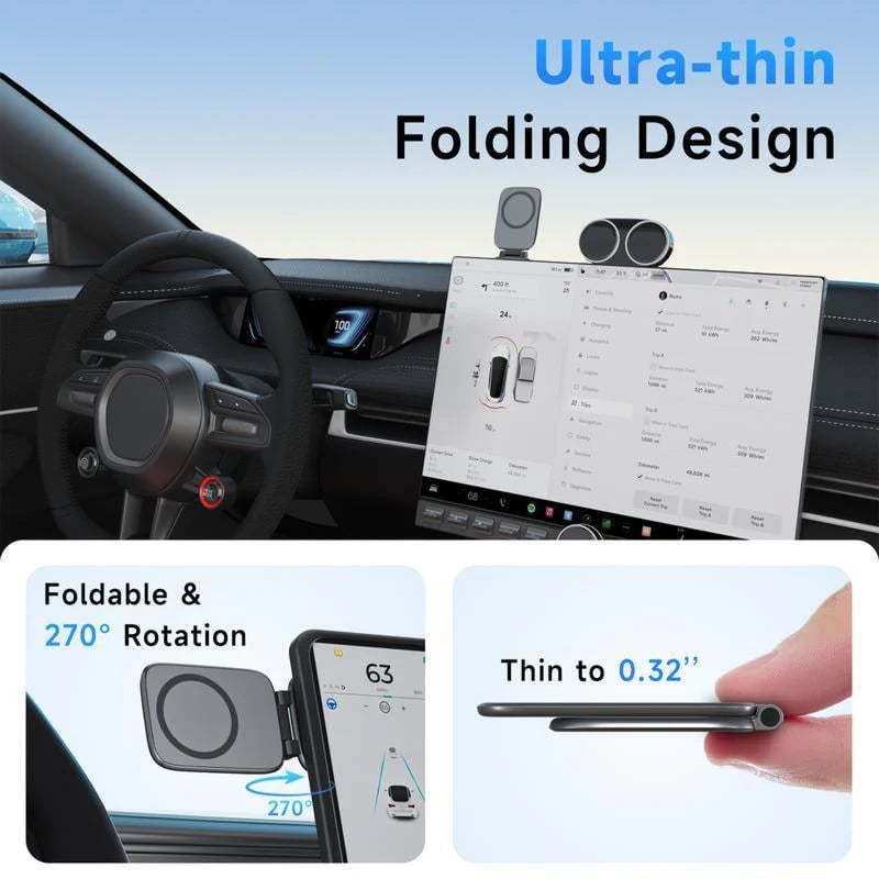 ✨Magnetic Strong-Hold Phone Mount—Sticks Like a Magnet, Stands Like a Rock!📱⚡