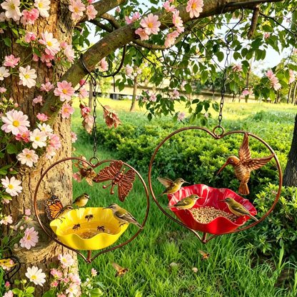 ✨ Hanging Heart Bird Feeder | Stylish Garden & Patio Decor