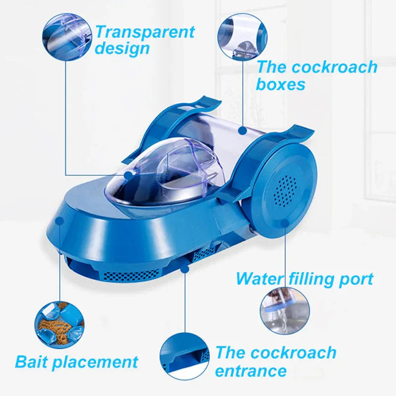 🥳2026 HOT SALE🥳💞50K+ SOLD!🪳🛡️ ! Household Cockroach Trap – Powerful bait, enclosed design. Reusable, eco‑friendly. Keep kitchen pest‑free. ✨🍽️