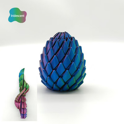 🎁3D-printed dragon egg🦖 = the ultimate stress reliever: just give it a twist, and your stress melts away 🔄