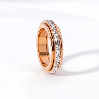 Anxiety Rings for Women and Men Titanium Steel