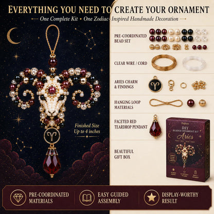 ✨ Zodiac Blessing Beaded Ornament DIY Kit