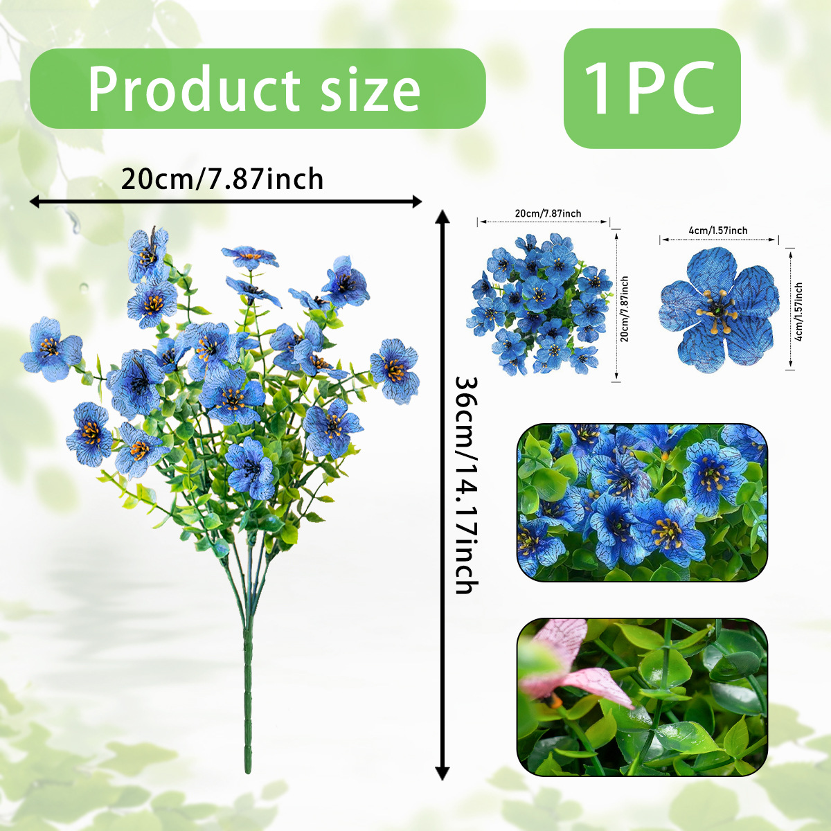 🎁 Last Day Sale - 50% Off 🔥Outdoor/Indoor UV Resistant & Waterproof Artificial Flower Decor🌱
