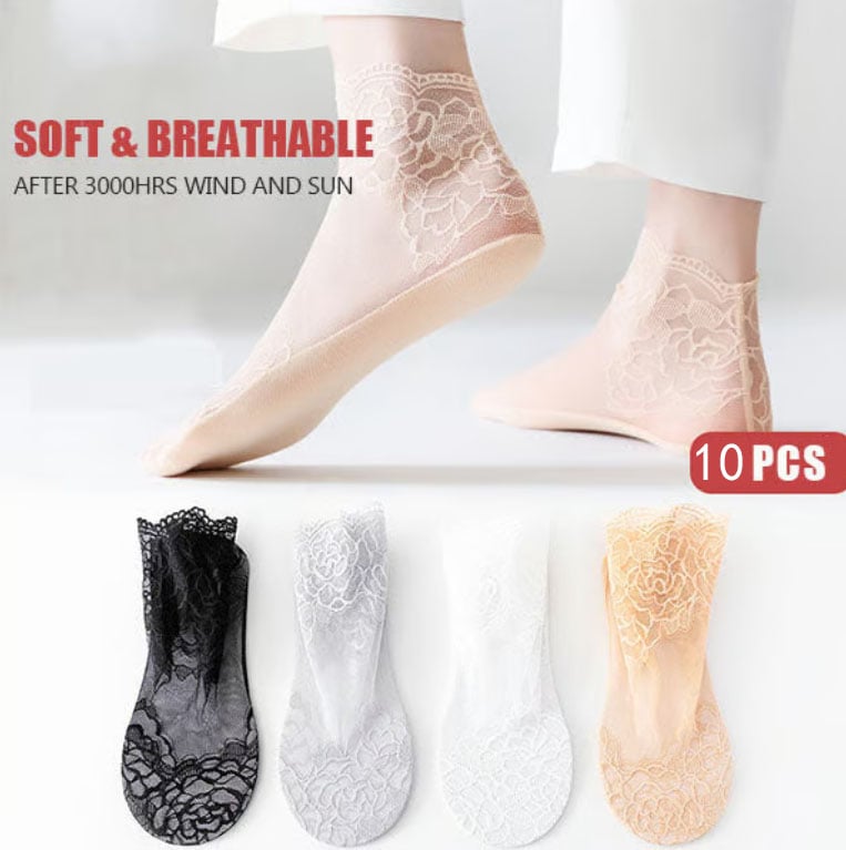 💋 Ladies Fashion Lace Socks🥳