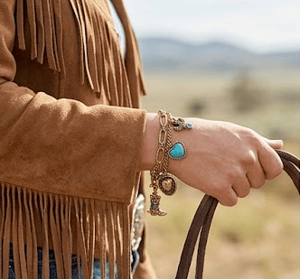 🏇🤠Handmade Western Cowboy Charm Bracelet with Boot Hat Cactus & Heart Charms🌵BUY 2 GET 10% OFF