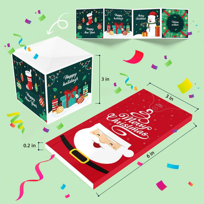 ✨Christmas Exploding Confetti Surprise Card – Pop-Up Joy in Every Envelope 🎄✨