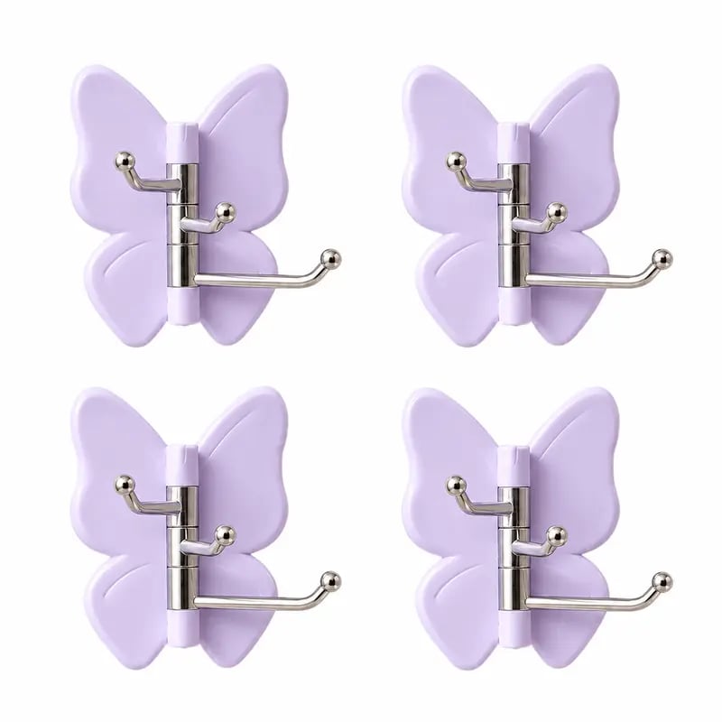 🔥2026 SALE - 🦋No Drilling Swivel Butterfly Hook
