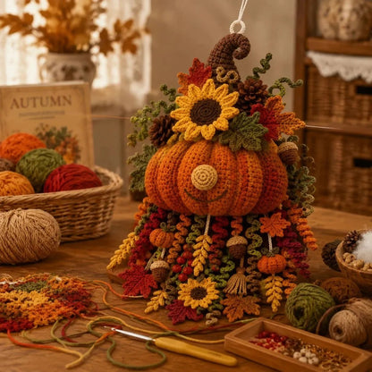 🔥 HOT SALE 🔥⏳ New Arrival 49% OFF – 🧶 DIY Seasonal 3D Crochet Door Hanger Kit Collection | Coordinated Yarn, Filling, Accessories & Step-by-Step Instructions Included 💕