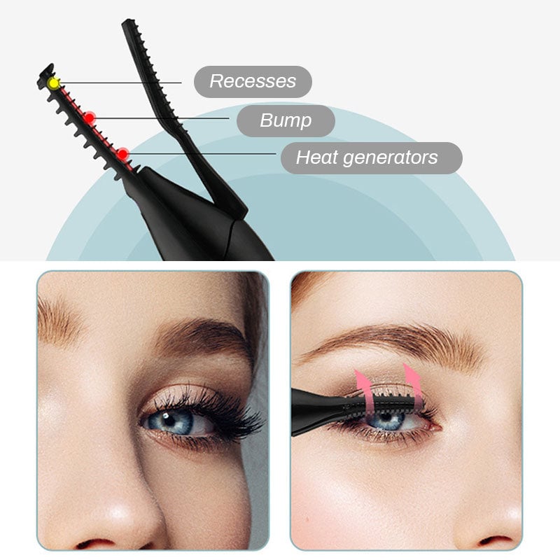 Electric Eyelash Curler for Instant Glam ✨ Blink & Dazzle!