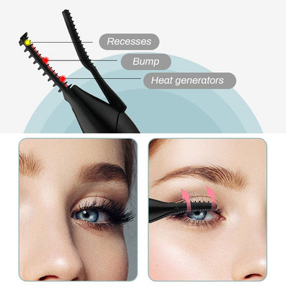 Electric Eyelash Curler for Instant Glam ✨ Blink & Dazzle!