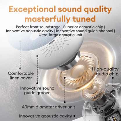 🔥S1 Ultra-Thin Bluetooth Pillow Speaker - Bone Conduction Technology