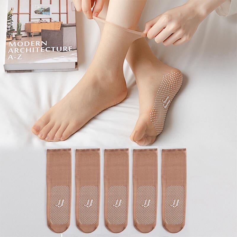 🔥🔥Invisible, Slip-resistant Crystal Silk Socks