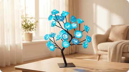 📢📢70% OFF!!⏰🌹Rose Flower Design Tree Night Light🌟