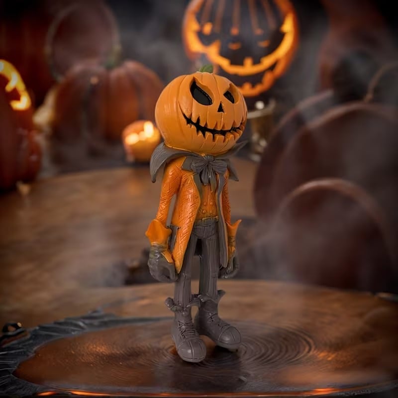 🎁🎉 50% OFF This Week! 🌟👻 Halloween Pumpkin Man Figurine 🎃