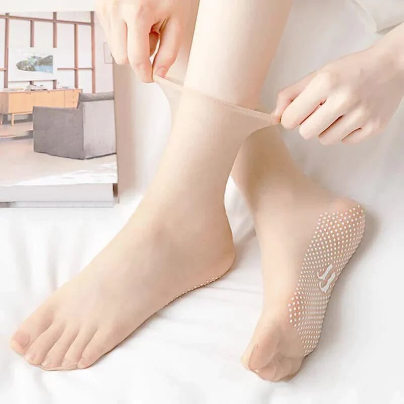 🔥🔥Invisible, Slip-resistant Crystal Silk Socks