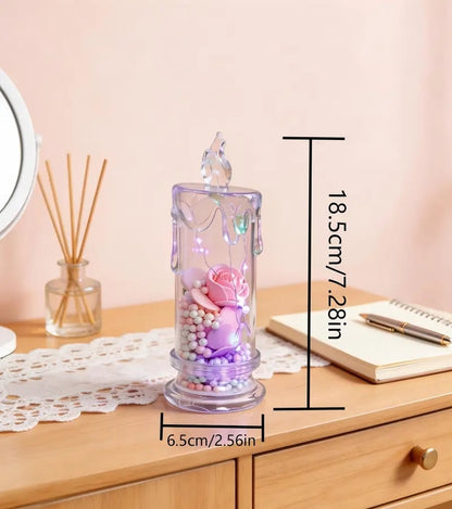 Buy 1 Get 1 Free🌹Realistic Rose Candle Lights — Battery-Powered, Smoke-Free LED Roses for Home Decor, Weddings, Parties & Gifts ✨