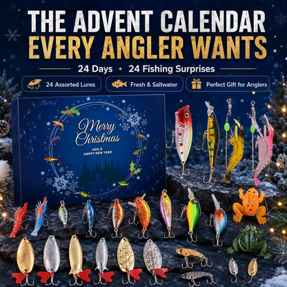 🎣Fishing Advent Calendar-24 Fishing Lures