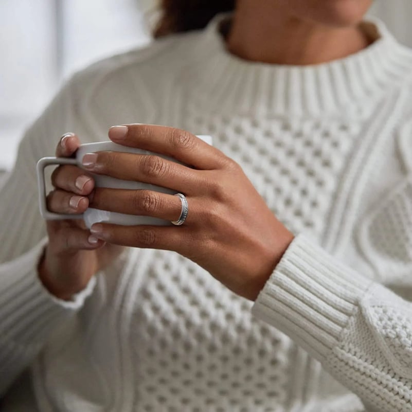 ✨Buy One Get One Free🎁 Spinning Anxiety Relief Ring, Lucky Vow Waterproof Jewelry