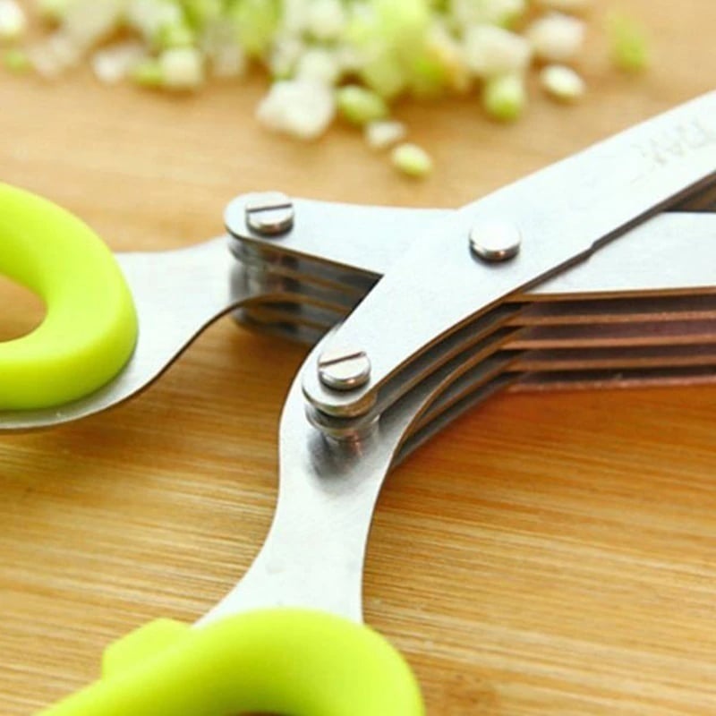 🔥BIG SALE - 69% OFF🔥 5 &3 Blade Kitchen Salad Scissors🔥 a set (2 pcs)