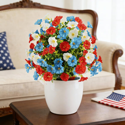 🔥4th of July Hot Sale 49% Off 🔥 🇺🇸 Patriotic Artificial Flower Tree with Ground Spike