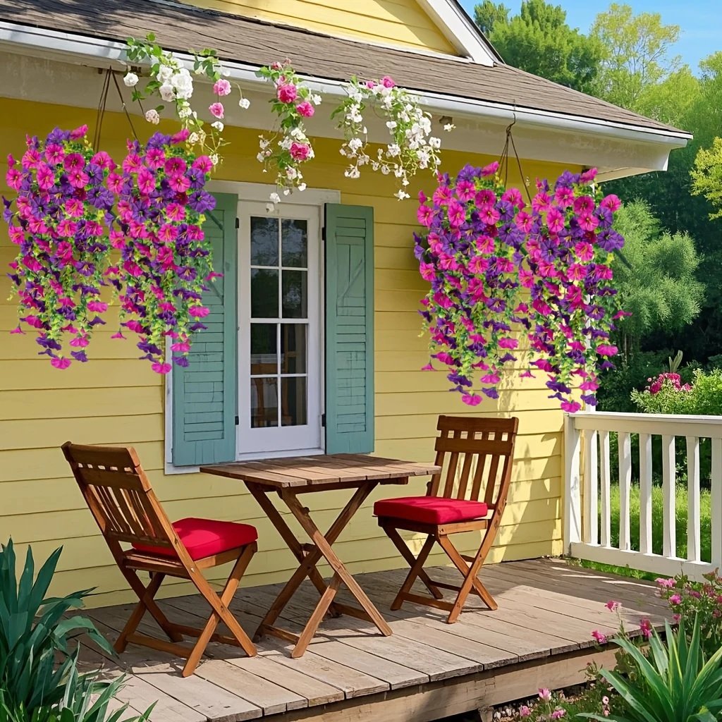 🌺UV Resistant Hanging Artificial Morning Glory Vine 💖  🔥🔥 Buy 3, Get 15% Off